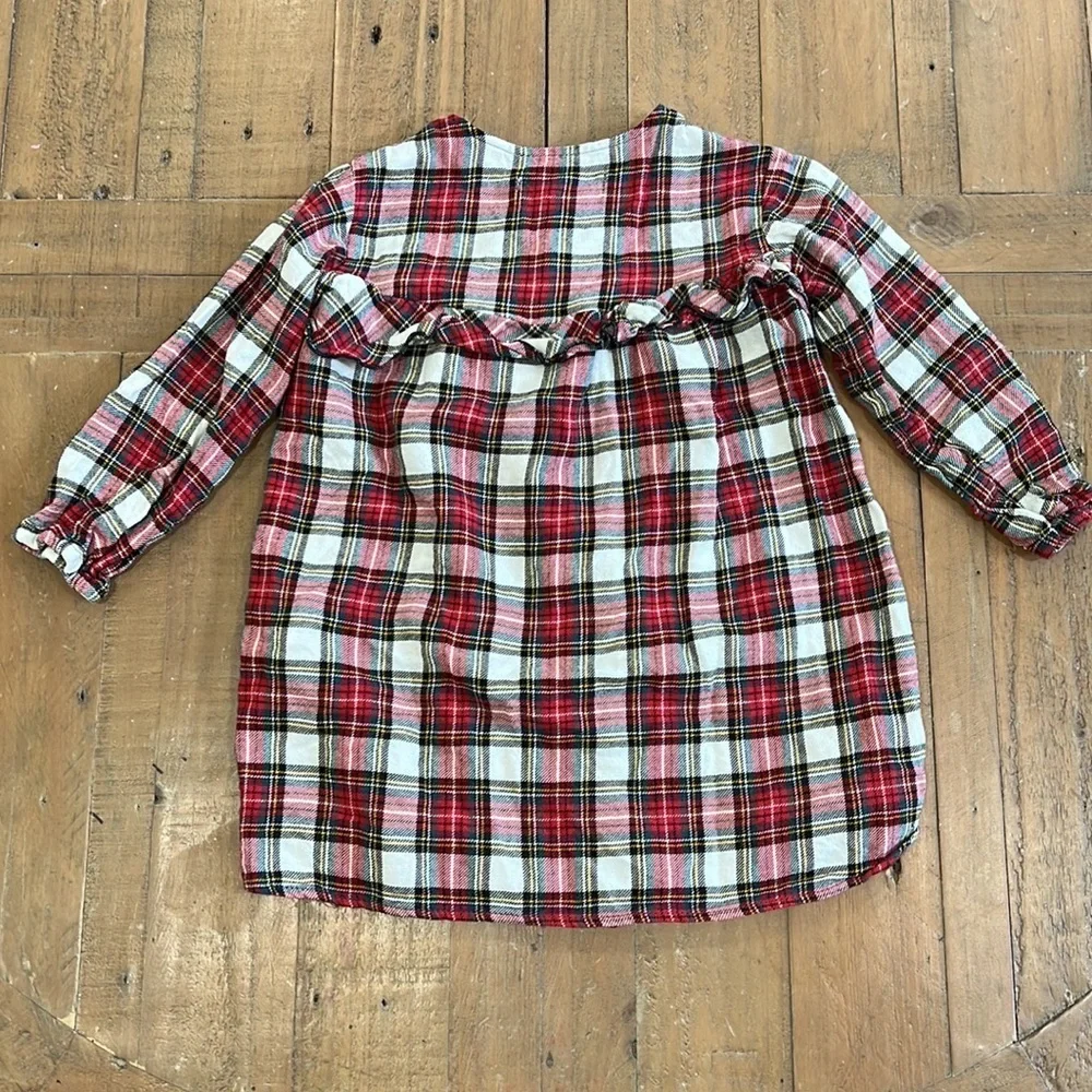 Zara tartan plaid dress
